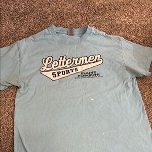 Lettermen Sports Blue T-Shirt